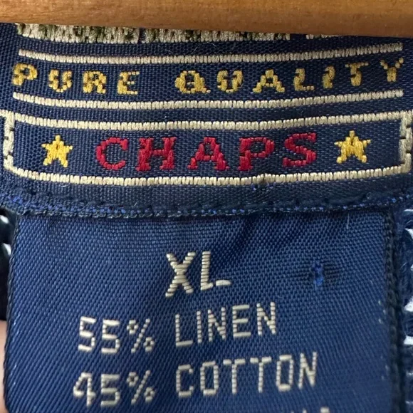Vintage Chaps Ralph Lauren Hand Knit Cardigan in Size XL